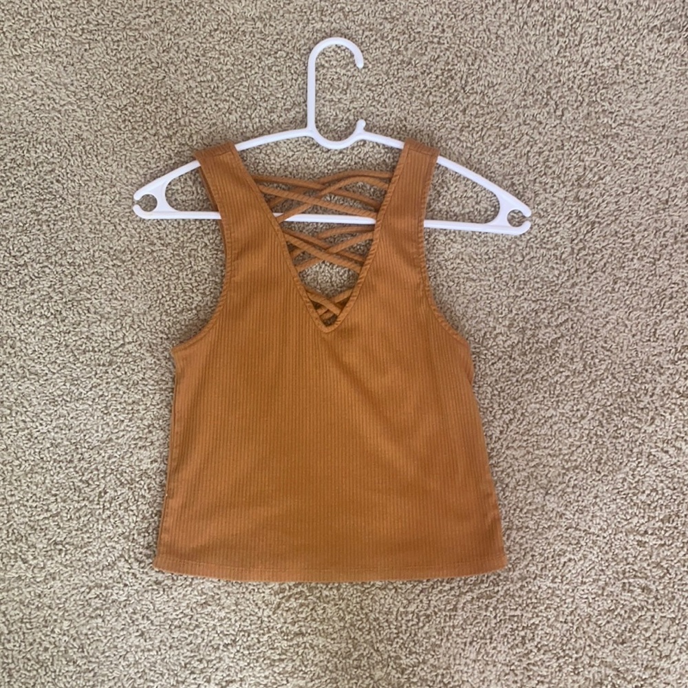 V neck crop top